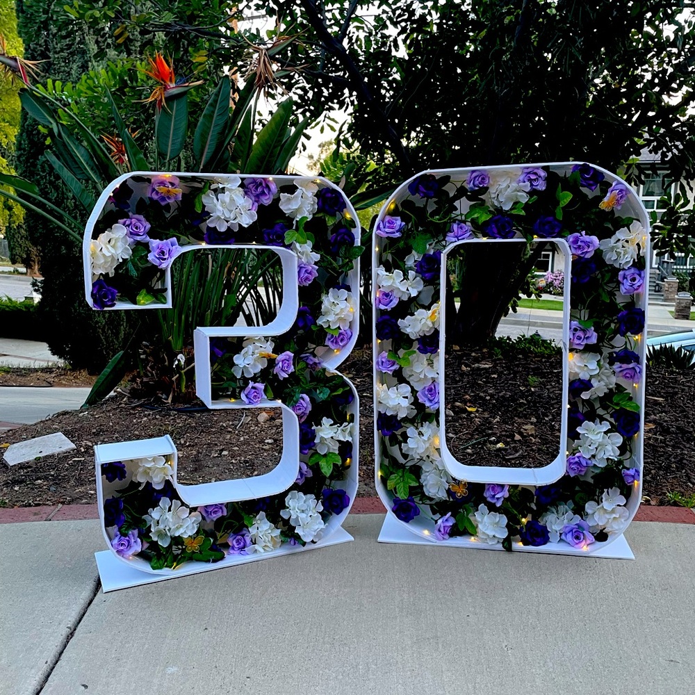 30th Birthday Display Decoration 💜